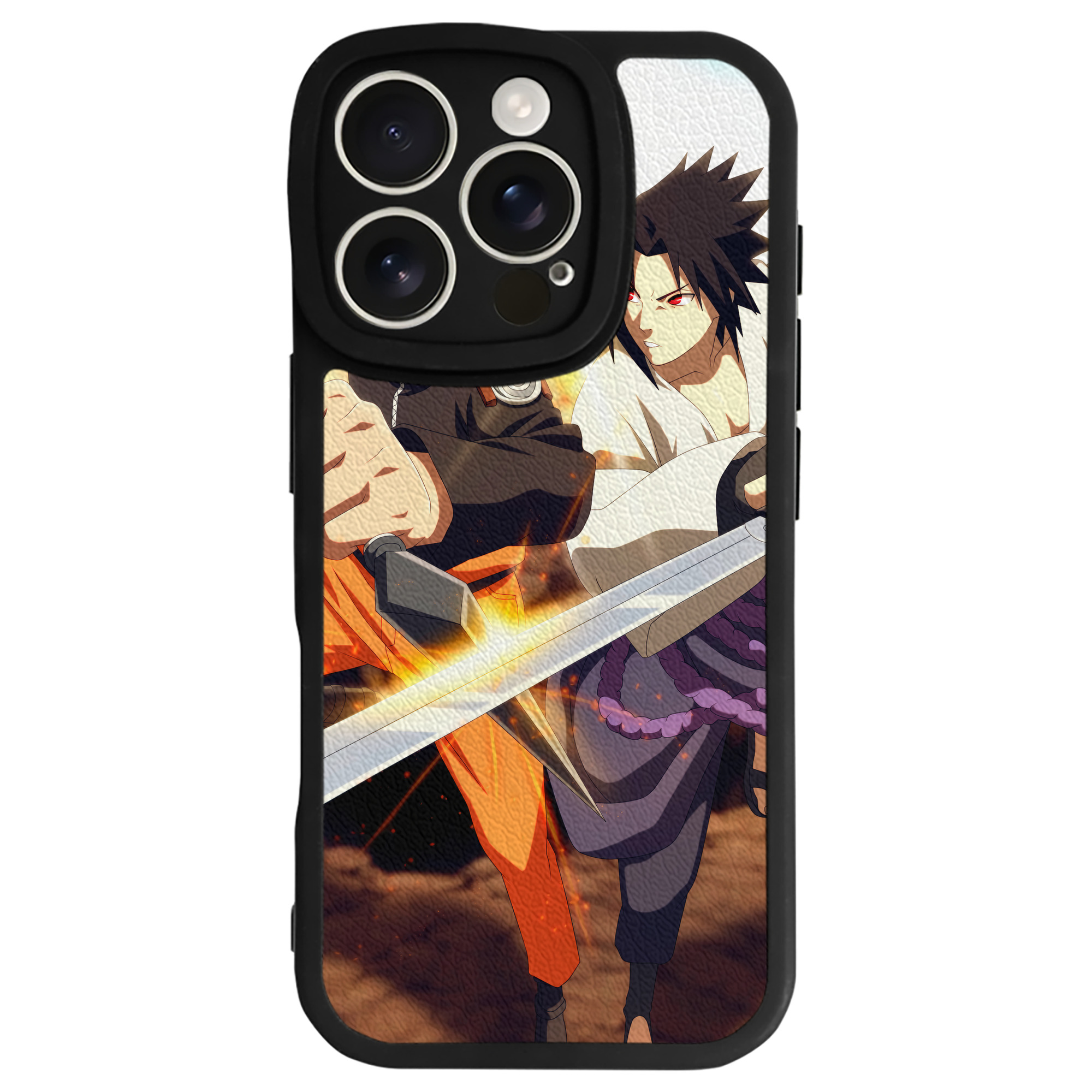 （画像用） NARUTO -ナルト- NARUTO -ナルト- 疾風伝 【iPhone 16シリーズ対応】シリコンスマホケース（レザー調） 材質：シリコン